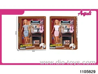 11 Jointed Doll Set in window box