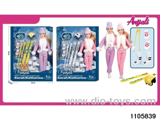 11 Jointed Doll Set in window box