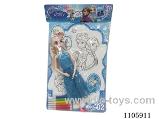 11-inch nine-joint Snow Princess Barbie doll with PVC card head bag