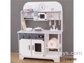 LARGE WOODEN KITCHEN SET IN COLOR BOX
