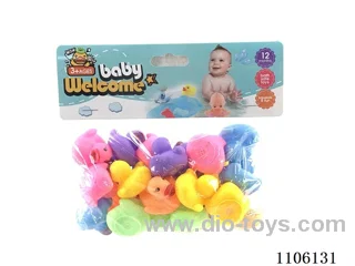 24PCS Vinyl baby bathroom water toys