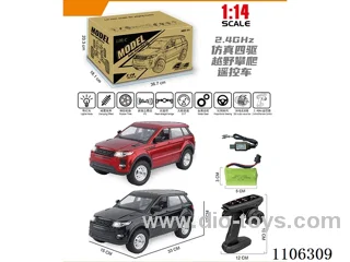 1：14 2.4G rc car included battery