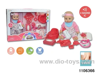 14 inch doll with ic in window box