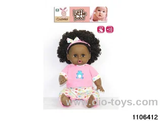 14 inch doll with ic in PP bag with header