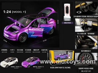 1:24 pull back alloy car W L/M