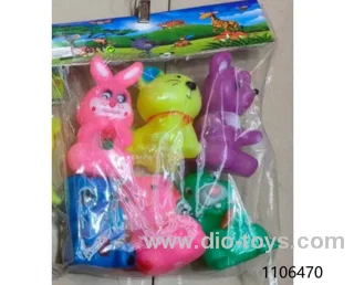 rubber toys（6pcs/bag Random mix）
