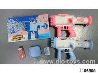 bubble gun in window box