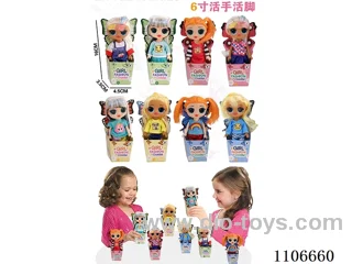 6 inch live hand and foot surprise doll (8 mixed, single pack)
