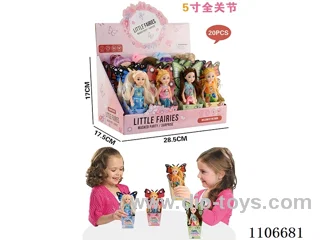 5 inch Live hand and foot small Kelly doll (4 mixed,20 pieces)