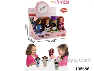 7 "Bratz doll (4 mixed,20 pieces)