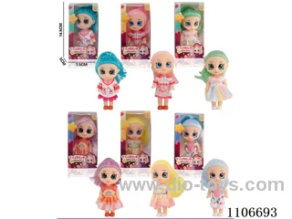 5 "Walking Hands and Feet Kendi Doll (6 mixed)