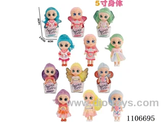 5 "Walking Hands and Feet Kendi Doll (6 mixed)