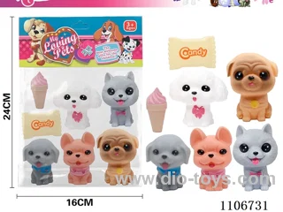 5 dogs + accessories