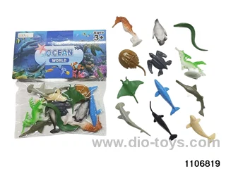 Marine Animal Set in PP bag with header