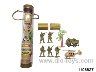 Military suits in PVC Tin