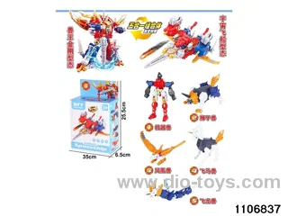 5-in-1 Transformers in color box