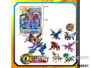 6-in-1 Transformers in color box