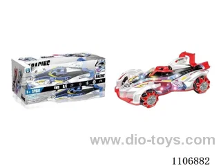2.4G 7ch rc car with spary included battery