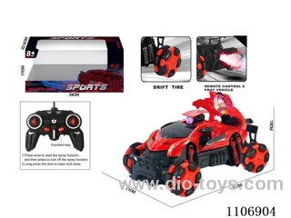 rc car with spray