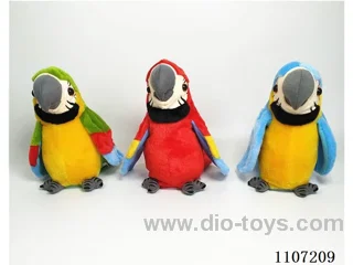 Recording parrots children's electric plush toy 22CM