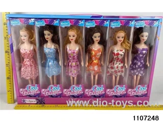 11.5 inch Barbie doll in color box