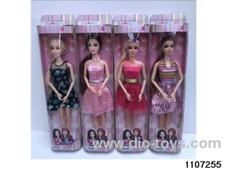 11 inch 9 joint Barbie in window box
