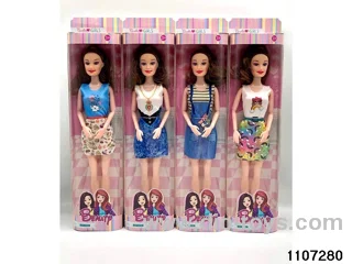 11 inch 9 joint Barbie in window box
