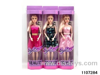 11 inch 9 joint Barbie in window box