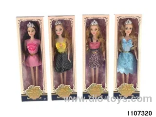 11 inch 6 joint Barbie in window box