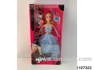 11 inch 5 joint Barbie in window box