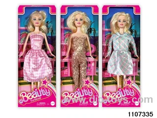 11 inch 5 joint Barbie in window box