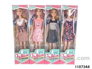 11 inch 6 joint Barbie in window box