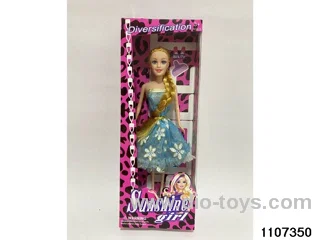 11.5 inch Barbie doll in window box
