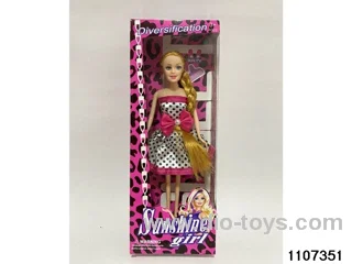 11.5 inch Barbie doll in window box