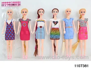 11.5 inch 30cm 13 joint Barbie in opp bag