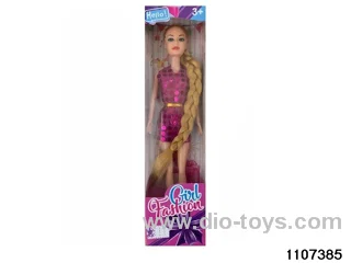 11 inch 9 joint Barbie in window box