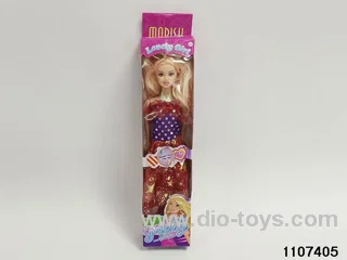 Barbie doll set in window box