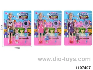 11.5 inch Barbie doll set in Blister card