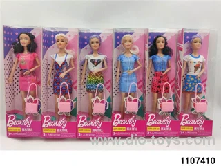 11.5 inch 9 joint Barbie in window box
