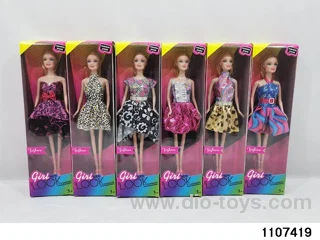 11.5 inch Barbie doll in window box