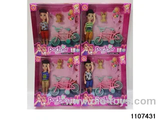 5 inch Barbie doll in window box