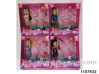 5 inch Barbie doll in window box