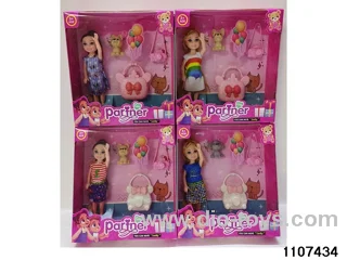 5 inch Barbie doll in window box