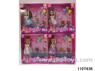 5 inch Barbie doll in window box