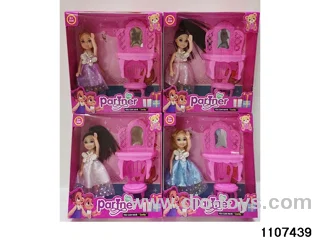 5 inch Barbie doll in window box