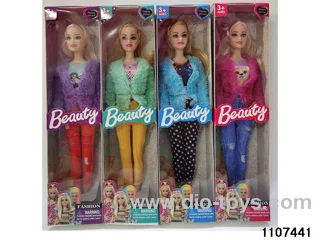 11 inch 5 joint Barbie in window box