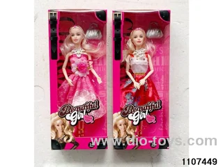 11 inch 9 joint Barbie in window box