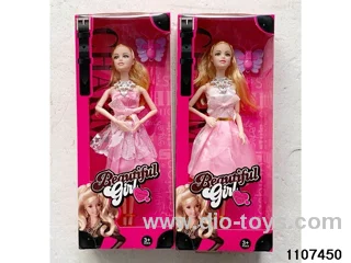 11 inch 9 joint Barbie in window box