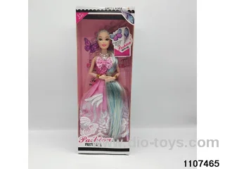11.5 inch 9 joint Barbie in window box