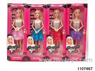 11 inch 9 joint Barbie in window box